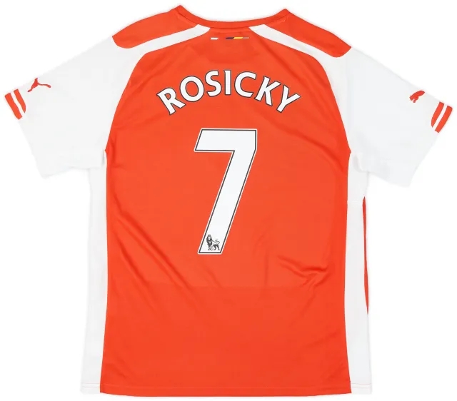 Puma 2014-15 Arsenal Home Shirt Rosicky #7 - 8/10 - (M)