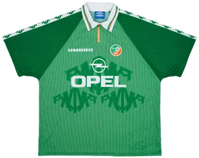 Umbro 1996-98 Ireland Home Shirt - 7/10 - (XXL)