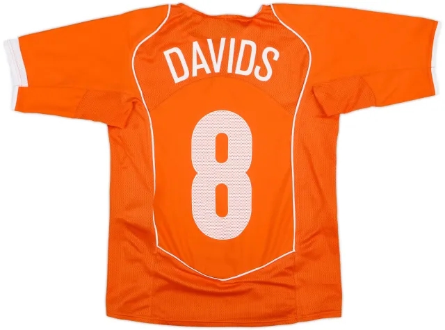 Nike 2004-06 Netherlands Home Shirt Davids #8 - 7/10 - (XXL)