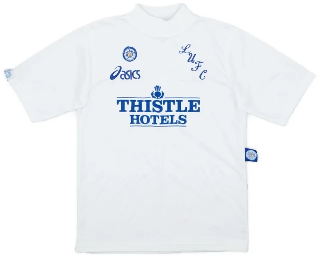Asics 1995-96 Leeds United Home Shirt - 7/10 - (L.Boys)