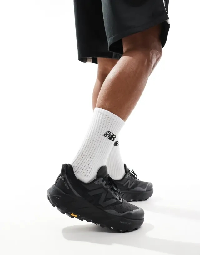 New Balance Men's Fresh Foam X Hierro v9 in Black Synthetic