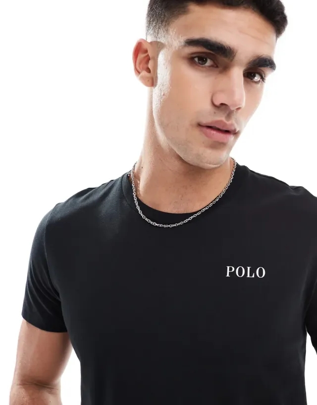 Polo Ralph Lauren Lounge T-Shirt In Black