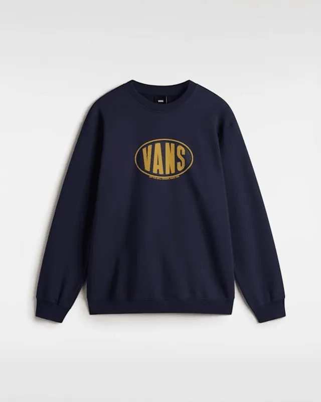 Vans - Spray On Loose Crew Sweatshirt, Man, Blue