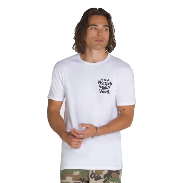 Vans - Warped World T-Shirt, Man, White
