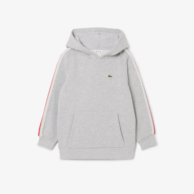 Lacoste Soft Fleece Hoodie - Light Heathered Grey