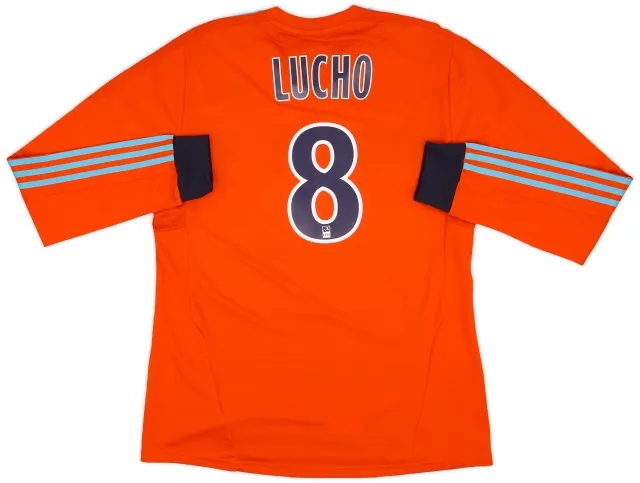 adidas 2011-12 Olympique Marseille Player Issue Formotion Third L/S Shirt Lucho #8 (XL)