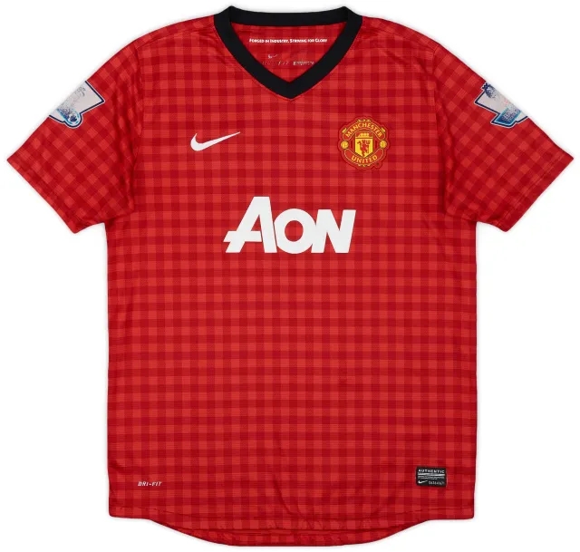 Nike 2012-13 Manchester United Home Shirt - 7/10 - (XL.Boys)