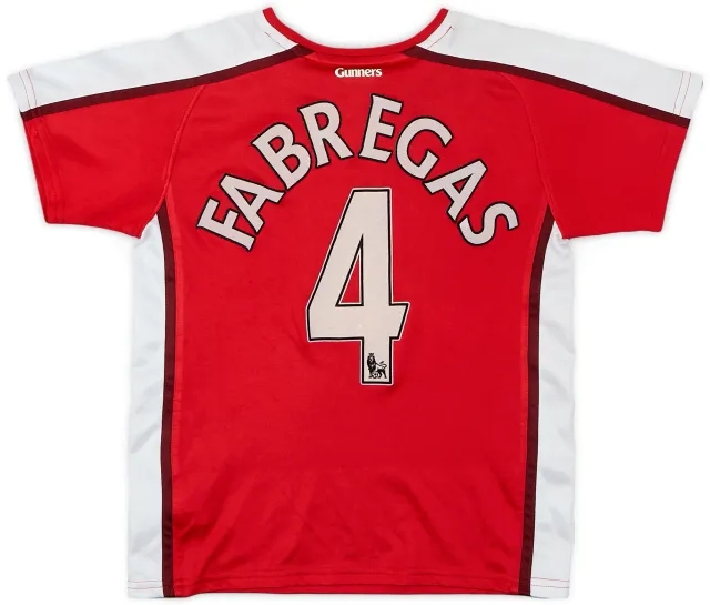 Nike 2008-10 Arsenal Home Shirt Fabregas #4 - 6/10 - 6-7 years - (S.Boys)