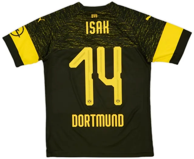 Puma 2018-19 Borussia Dortmund Away Shirt Isak #14 - 10/10 - (S)