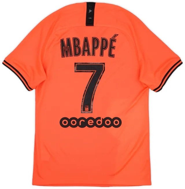 Nike 2019-20 Paris Saint-Germain Away Shirt Mbappe #7 - 10/10 - (S)