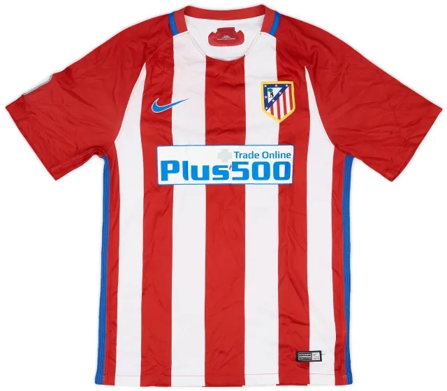 Nike 2016-17 Atletico Madrid Home Shirt - 5/10 - (S)