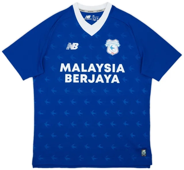 NewBalance 2022-23 Cardiff City Home Shirt - 9/10 - (M)