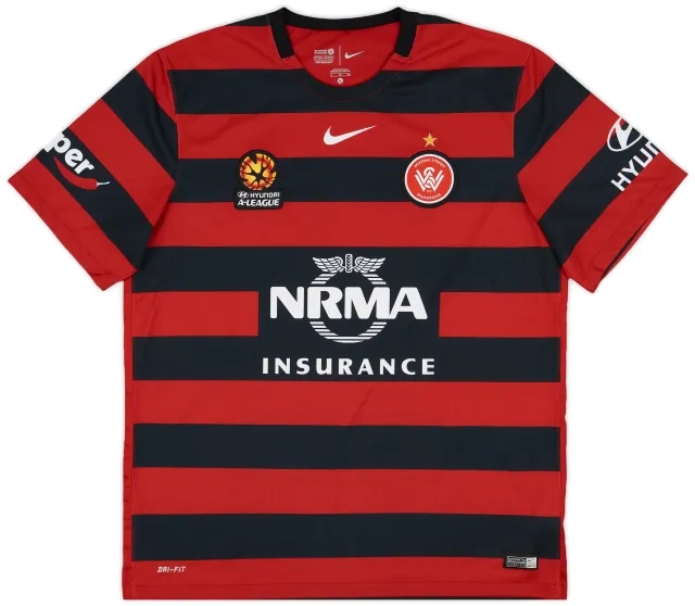 Nike 2015-16 Western Sydney Wanderers Home Shirt - 9/10 - (XL)