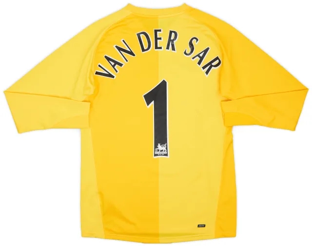 Nike 2006-07 Manchester United GK Shirt Van Der Sar #1 - 7/10 - (L.Boys)