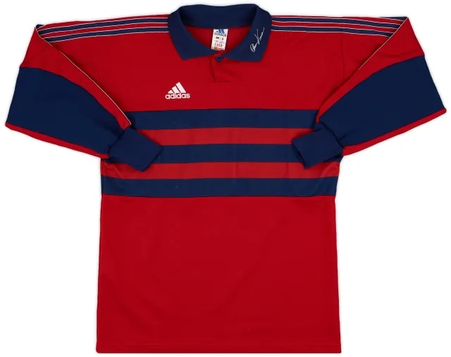 1998-99 adidas Oliver Kahn GK Template Shirt (Bayern Munich) #13 - 8/10 - (S)