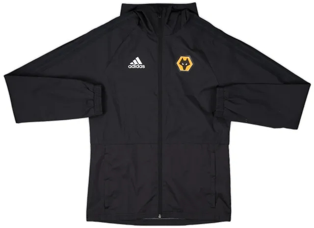 2018-19 Wolves adidas Hooded Rain Jacket - 7/10 - (XS)
