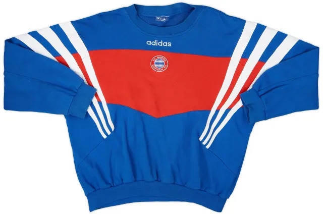 1995-96 Bayern Munich adidas Sweat Top - 6/10 - (L)