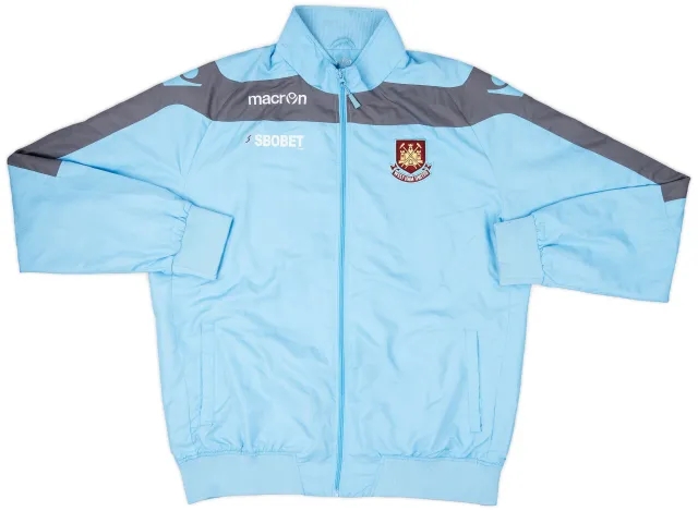 2012-13 West Ham Macron Track Jacket - 8/10 - (XXL)