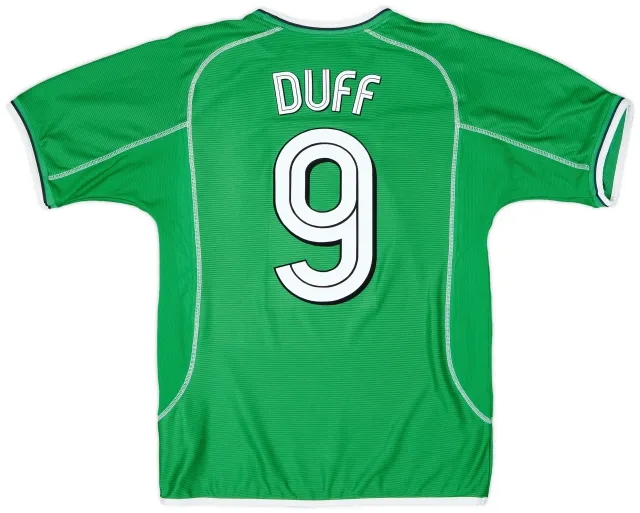 Umbro 2001-03 Ireland Home Shirt Duff #9 - 7/10 - (S)