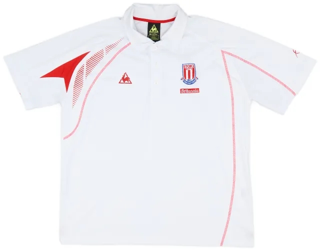 2008-09 Stoke Le Coq Sportif Polo Shirt - 7/10 - (XL)