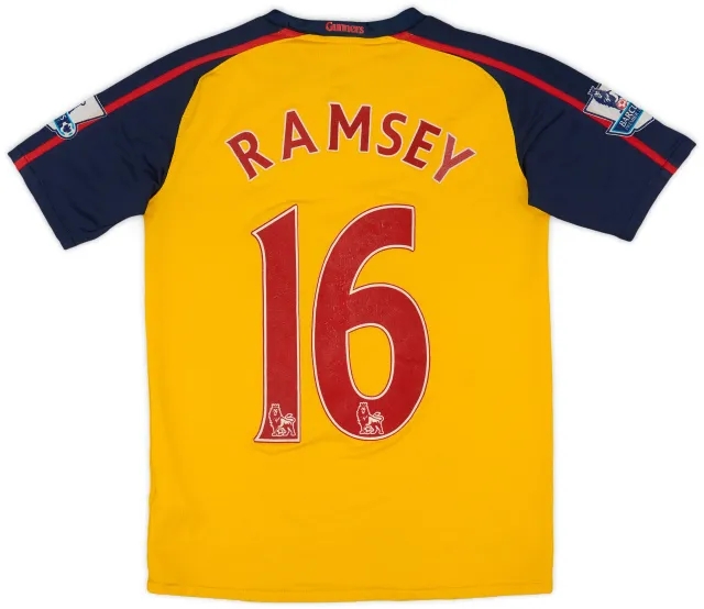 Nike 2008-09 Arsenal Away Shirt Ramsey #16 - 5/10 - (L.Boys)