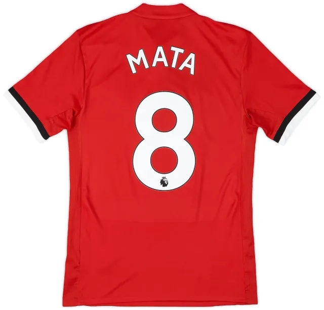 adidas 2017-18 Manchester United Home Shirt Mata #8 - 5/10 - (XS)