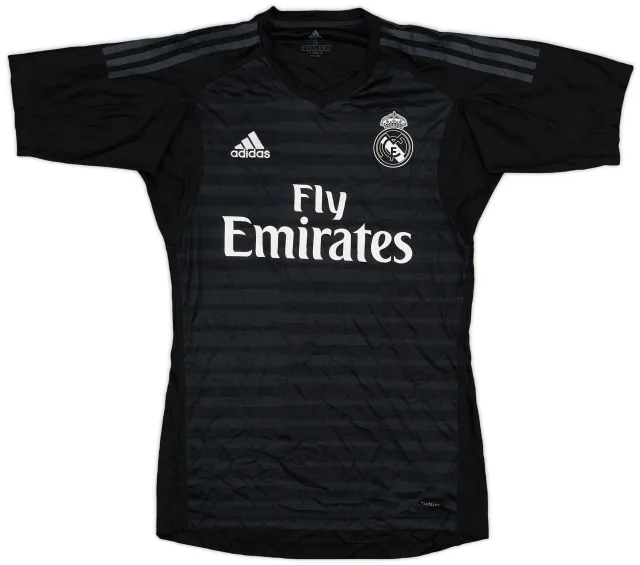 adidas 2018-19 Real Madrid GK S/S Shirt - 8/10 - (S)