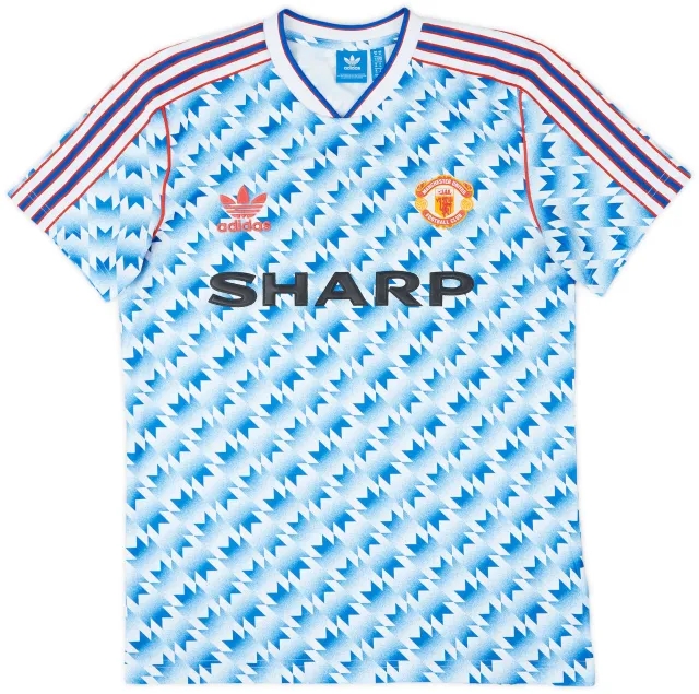2017-18 Manchester United Retro '1990' adidas Shirt - 6/10 - (M)