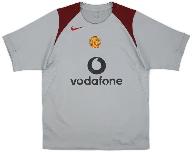 2004-05 Manchester United Nike Training Shirt - 9/10 - (M)