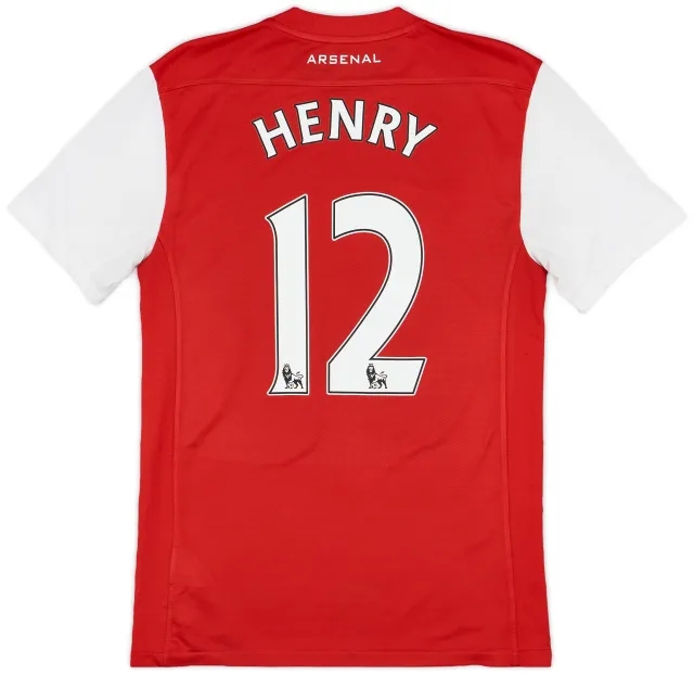 Nike 2011-12 Arsenal Home Shirt Henry #12 - 7/10 - (S)