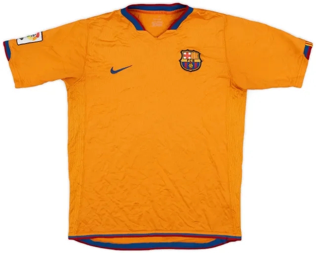 Nike 2006-08 Barcelona Away Shirt - 7/10 - (L.Boys)