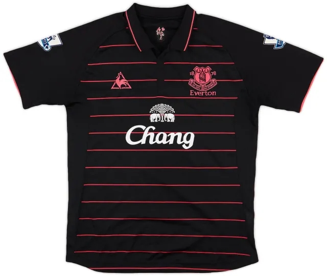 LeCoqSportif 2009-10 Everton Away Shirt Donovan #9 - 8/10 - (XL)