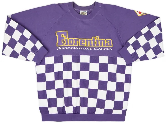 Hoodies/Sweat Tops 1990-91 Fiorentina Le Felpe Dei Grandi Club Sweat Top - 8/10 - (L)