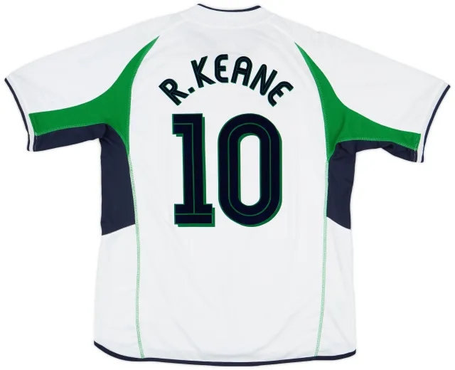 Umbro 2002-03 Ireland Away Shirt R. Keane #10 - 7/10 - (XL)