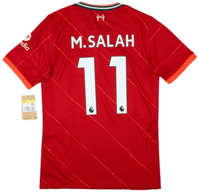 Nike 2021-22 Liverpool Home Shirt M.Salah #11 (S)