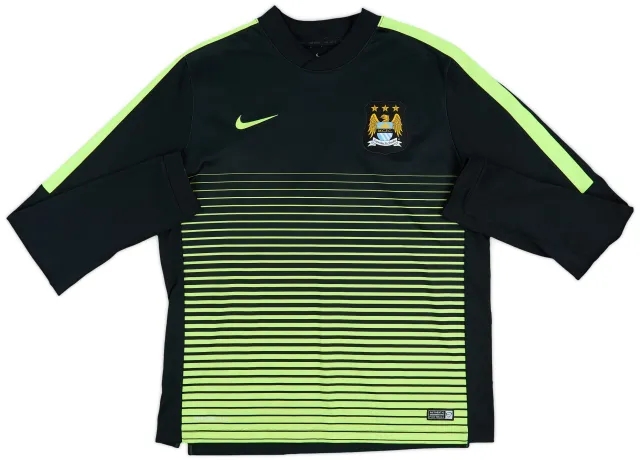 2013-14 Manchester City Nike Drill Top - 8/10 - (XL)