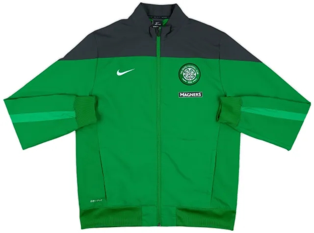 2013-14 Celtic Nike Track Jacket - 9/10 - (M)