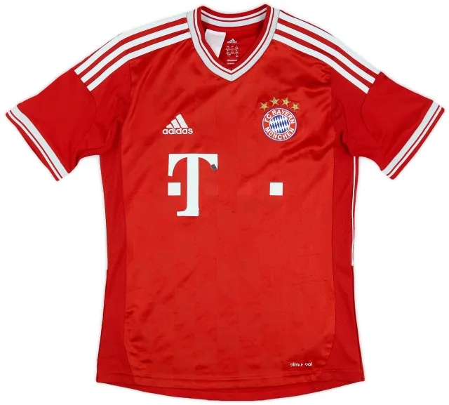 adidas 2013-14 Bayern Munich Home Shirt - 4/10 - (L.Boys)