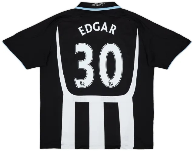 adidas 2007-09 Newcastle Home Shirt Edgar #30 - 7/10 - (L)