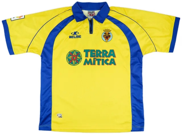 Kelme 1999-01 Villarreal Match Issue Home Shirt #3