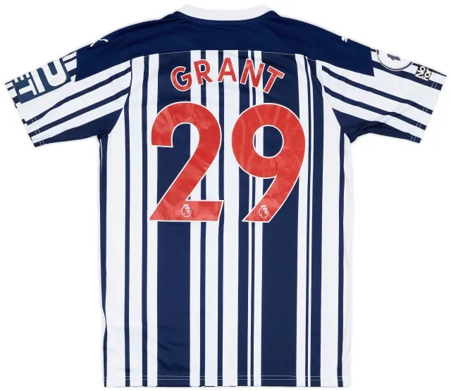 Puma 2020-21 West Brom Match Issue Home Shirt Grant #29