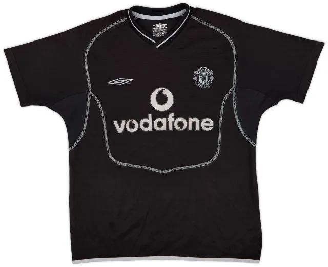 Umbro 2000-02 Manchester United GK Shirt - 7/10 - (XL.Boys)