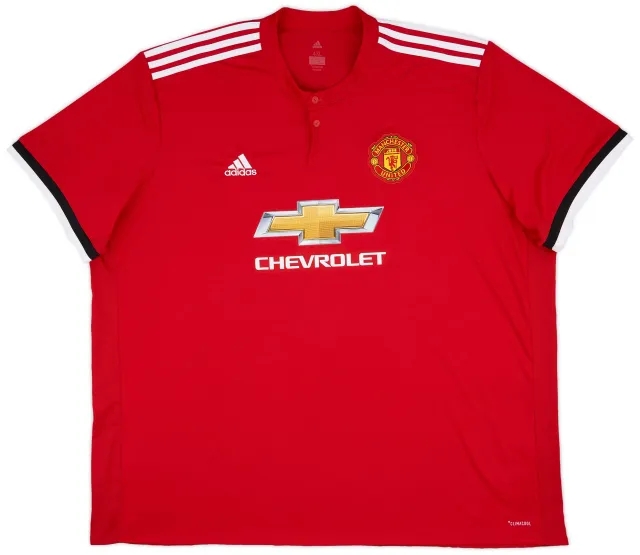 adidas 2017-18 Manchester United Home Shirt - 9/10 - (4XL)