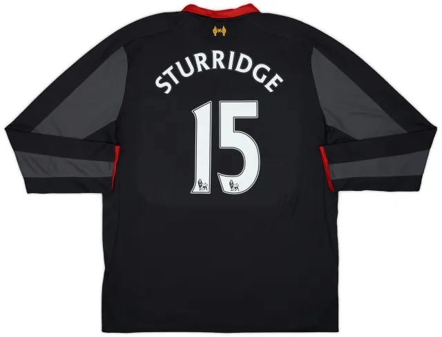 2014-15 Liverpool Third L/S Shirt Sturridge #15 - 9/10 - (XL)