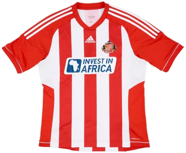 adidas 2012-13 Sunderland Home Shirt - 7/10 - (L)