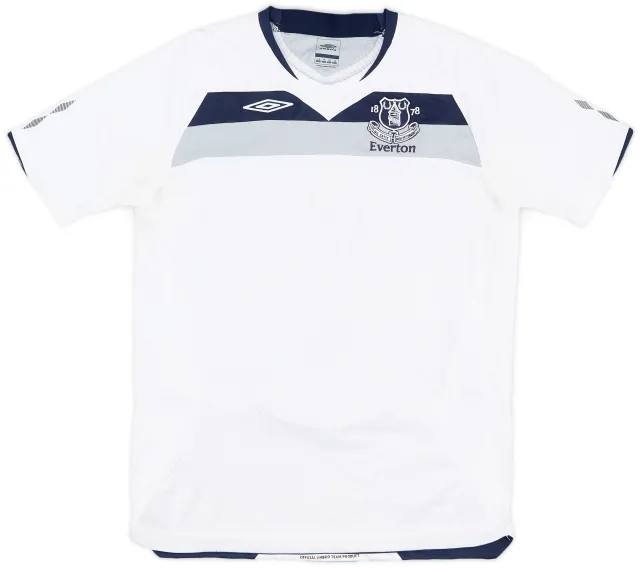 Umbro 2008-09 Everton Away Shirt - 9/10 - (XL.Boys)