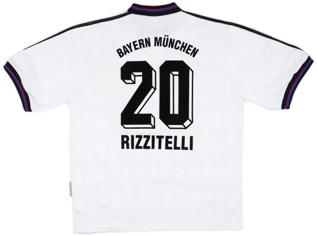 adidas 1996-98 Bayern Munich Away Shirt Rizzitelli #20 - 9/10 - (L)