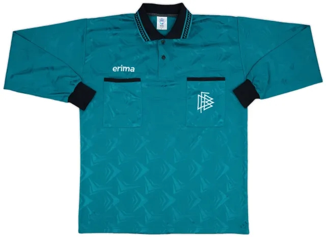 adidas 1990s Germany Erima Referee L/S Shirt - 10/10 - (L)