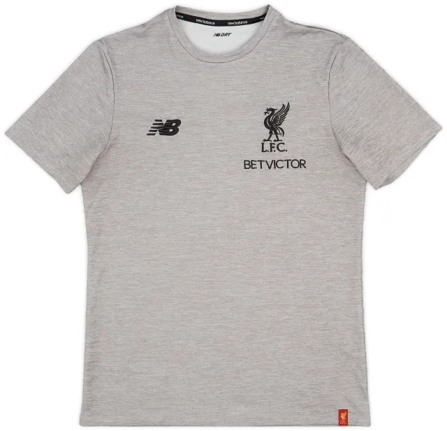 2017-18 Liverpool New Balance Cotton Tee - 10/10 - (S)