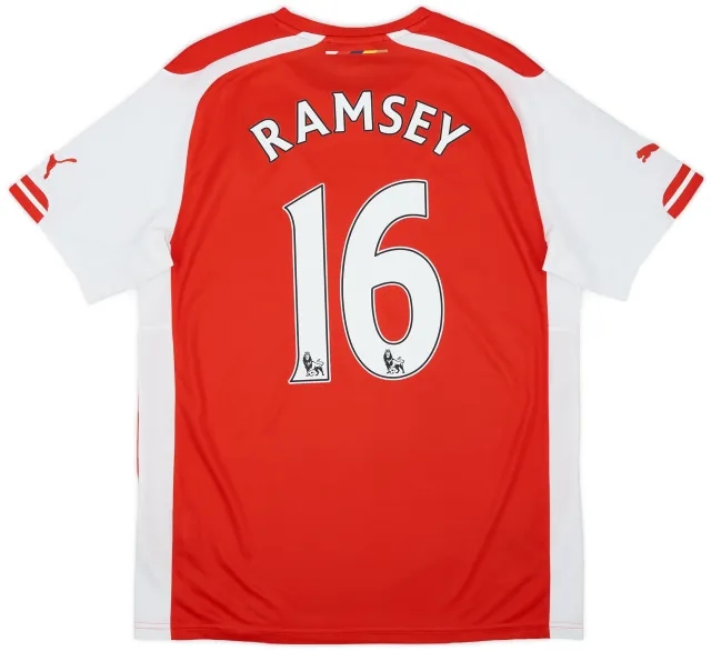 Puma 2014-15 Arsenal Home Shirt Ramsey #16 - 5/10 - (M)